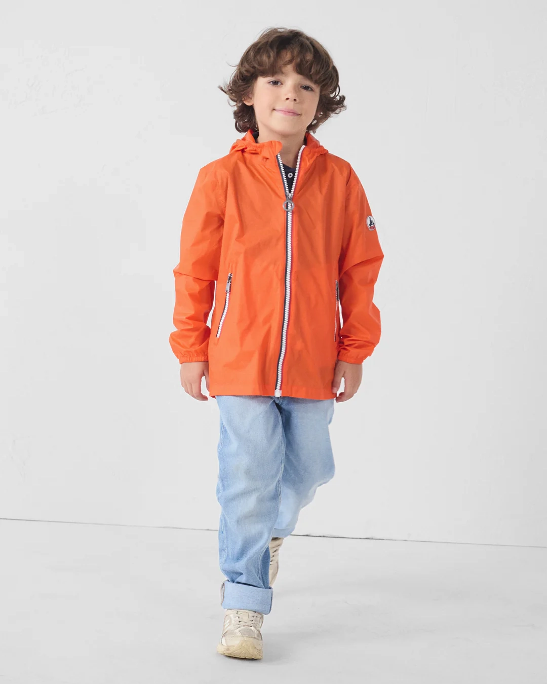 Kinder Regenjacke Pack, Feuerrot, Corrie